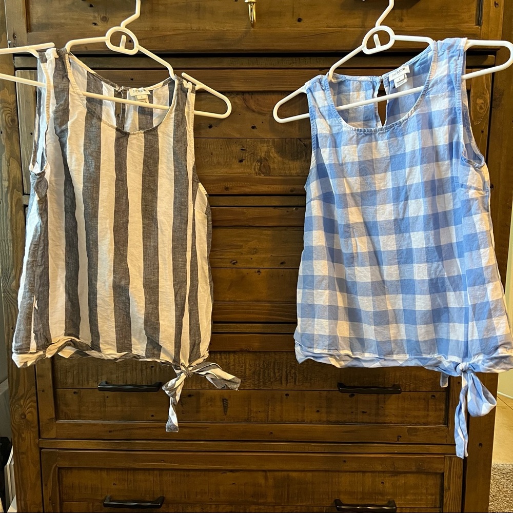 Bundle of J. Crew Sleeveless Shirts